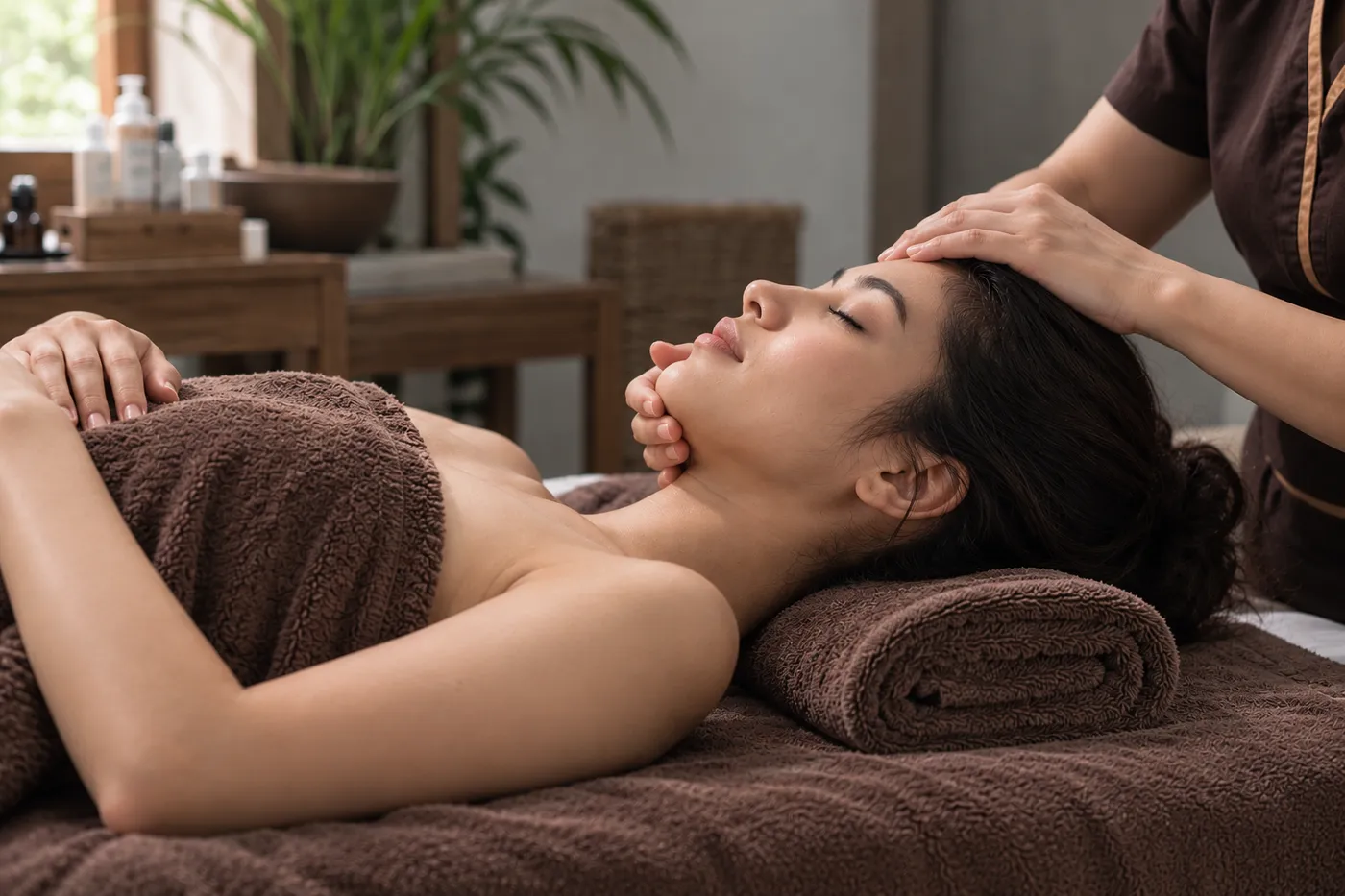 Relaxing body spa treatment